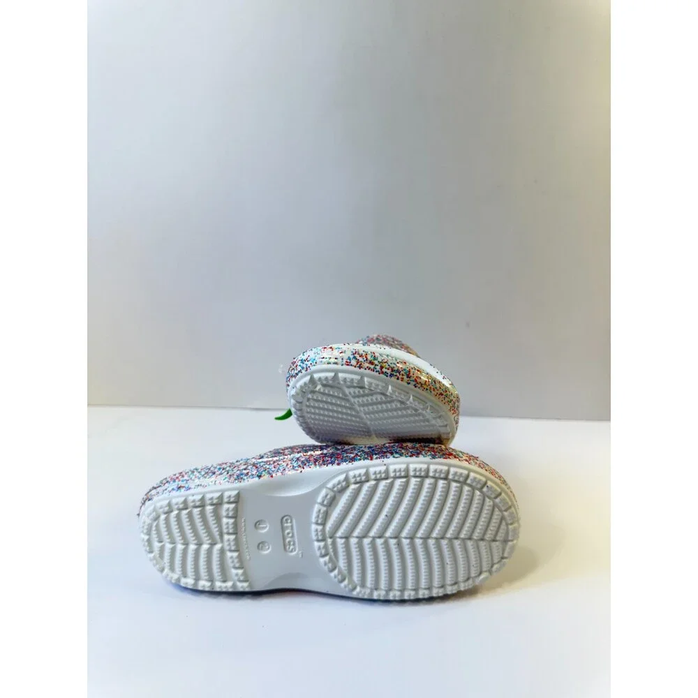Crocs Sandals Sprinkle Glitter Multicolor US 12 Juniors